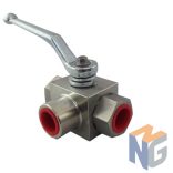 3 Ways Ball Valve 1/2˝ T Type