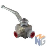 3 Ways Ball Valve 1/4˝ L Type