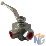 3 Ways Ball Valve 3/4˝ T Type