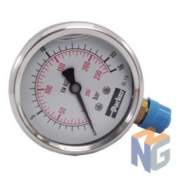 Parker pressure gauge 63mm 16bar bottom outlet 1/4"