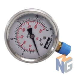 Parker pressure gauge 63mm 25bar bottom outlet