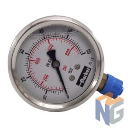 Parker pressure gauge 63mm 60bar bottom outlet