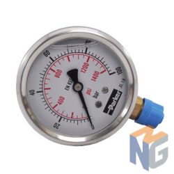 Parker pressure gauge 63mm 100bar bottom outlet