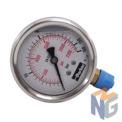 Parker pressure gauge 63mm 160bar bottom outlet